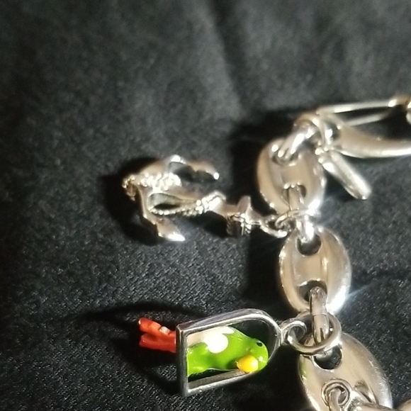 Moschino Silver Charm Bracelet Watch with Nautical Accents - Picture 3 of 10